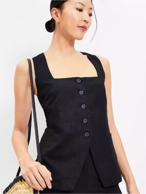 LOFT Square-Neck Vest Top
